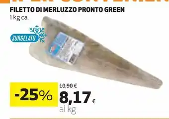 Ipercoop Filetto di merluzzo pronto green offerta
