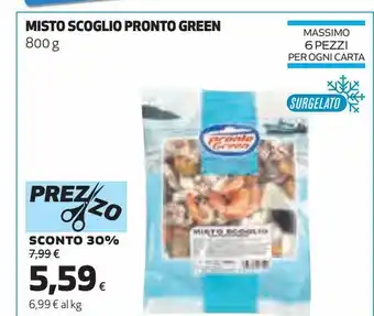 Ipercoop Misto scoglio pronto green offerta