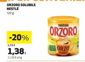 Ipercoop Orzoro solubile nestlé offerta