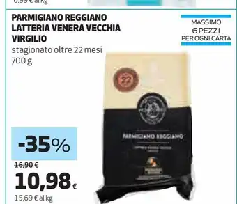 Parmigiano reggiano latteria venera vecchia virgilio
