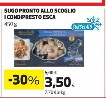 Ipercoop Sugo pronto allo scoglio i condipresto esca offerta
