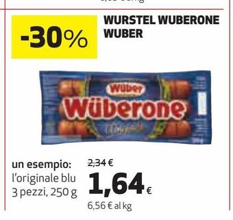 Ipercoop Wurstel wuberone wüber offerta