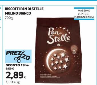 Ipercoop Biscotti pan di stelle mulino bianco offerta