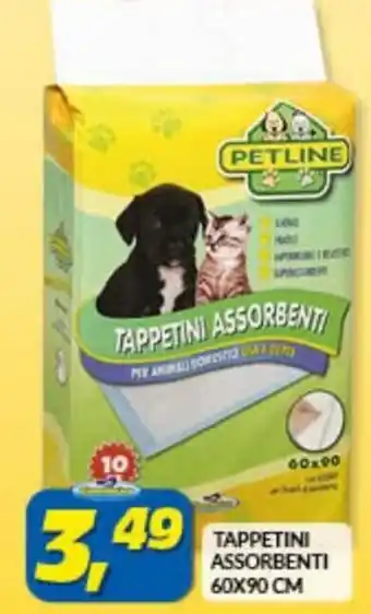 Risparmio Casa Petline Tappetini Assorbenti 60x90 cm offerta