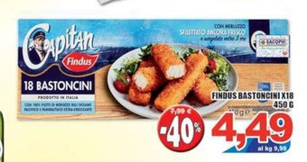 Sacoph Findus Bastoncini x18 450 g offerta