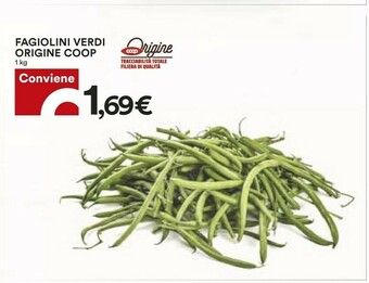 Coop Fagiolini Verdi offerta