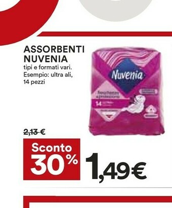 Coop Nuvenia Assorbenti offerta
