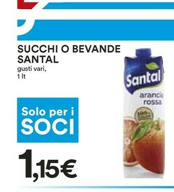 Coop Santal Santal offerta