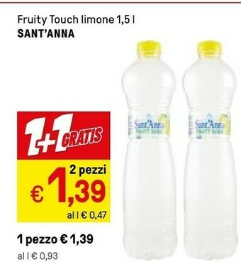 Iper La Grande Sant'anna Fruity Touch Limone offerta