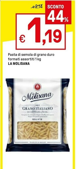 Iper La Grande La Molisana Spaghetti Integrali offerta
