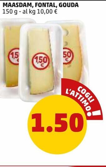 PENNY Maasdam, fontal, gouda offerta