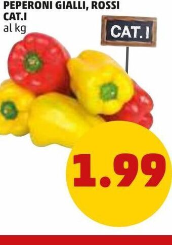 PENNY Peperoni gialli, rossi offerta