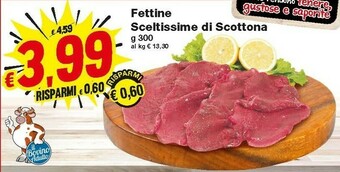Prix Quality Prix Fettine Sceltissime Di Scottona 300 G offerta