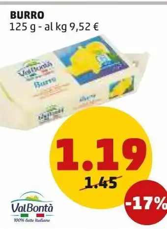 PENNY Burro offerta