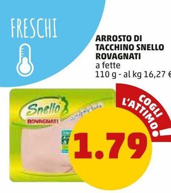 PENNY Arrosto di tacchino snello rovagnati offerta