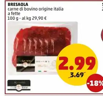 PENNY Bresaola offerta