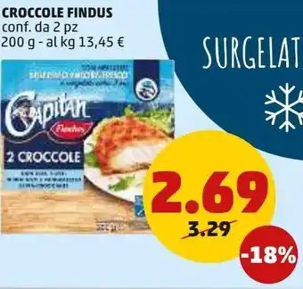 PENNY Croccole findus offerta