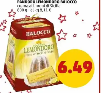 PENNY Pandoro lemondoro balocco offerta