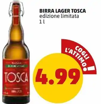 PENNY Birra lager tosca offerta