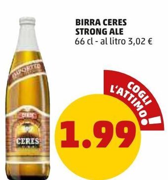 PENNY Birra ceres strong ale offerta