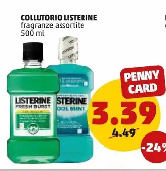 PENNY Collutorio listerine offerta