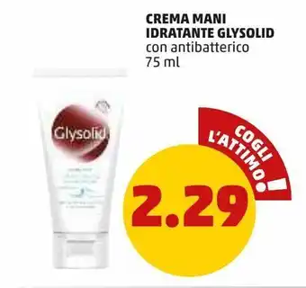 PENNY Crema mani idratante glysolid offerta