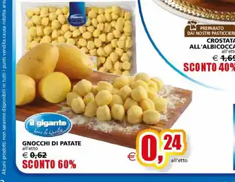Il Gigante Gnocchi di patate il gigante offerta