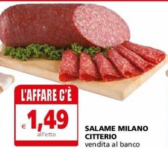 Il Gigante Salame milano citterio offerta
