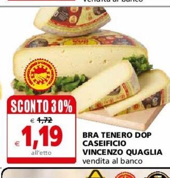 Il Gigante Bra tenero dop caseificio vincenzo quaglia offerta