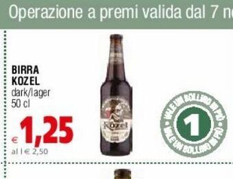 Il Gigante Birra kozel offerta
