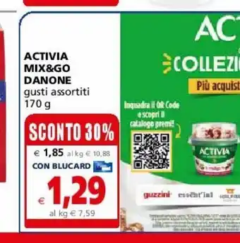 Il Gigante Yogurt activia mix & go dnone 170 g offerta