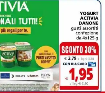 Il Gigante Yogurt activia danone offerta