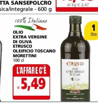 Il Gigante Olio extra vergine di oliva etrusco oleificio toscano morettini offerta