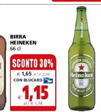Il Gigante Birra heineken 66 cl offerta