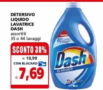 Detersivo liquido lavatrice dash