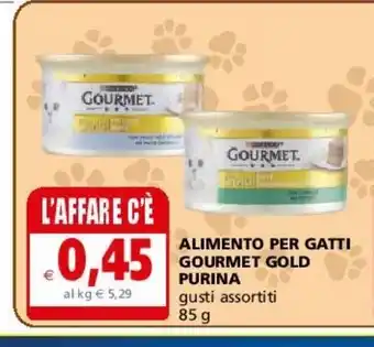 Il Gigante Alimento per gatti gourmet gold purina offerta