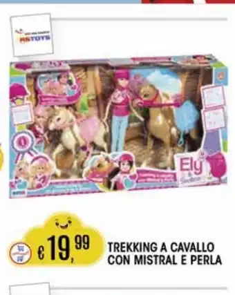 Trekking a cavallo con mistral e perla