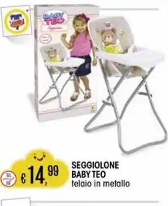 Seggiolone baby teo
