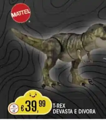 T-rex devasta e divora