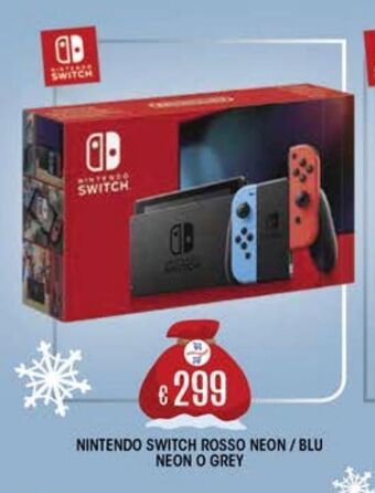 Il Gigante Nintendo switch rosso neon / blu neon o grey offerta