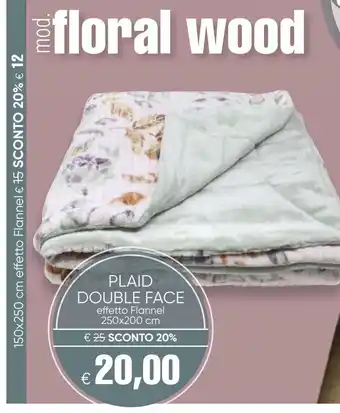 Il Gigante Plaid double face offerta