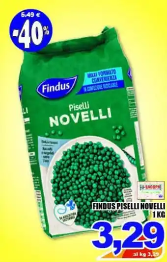 Sacoph Findus Piselli Novelli 1 kg offerta