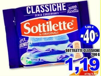 Sacoph Sottilette Classiche 200 g offerta