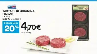 Coop Fiorani Tartare Di Chianina offerta