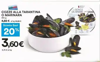 Coop Cozze Alla Tarantina O Marinara offerta