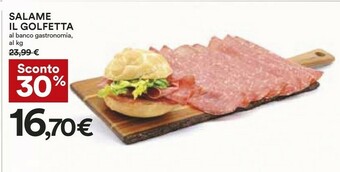 Coop Salame Il Golfetta offerta