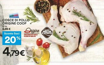 Coop Cosce Di Pollo offerta
