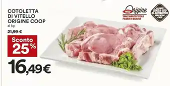 Coop Cotoletta Di Vitello offerta