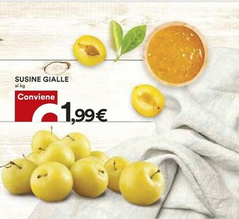 Coop Susine Gialle offerta