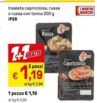 Iper La Grande Iper Insalata Capricciosa offerta